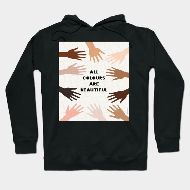 Let's stop racism Hoodie by Ding Dang